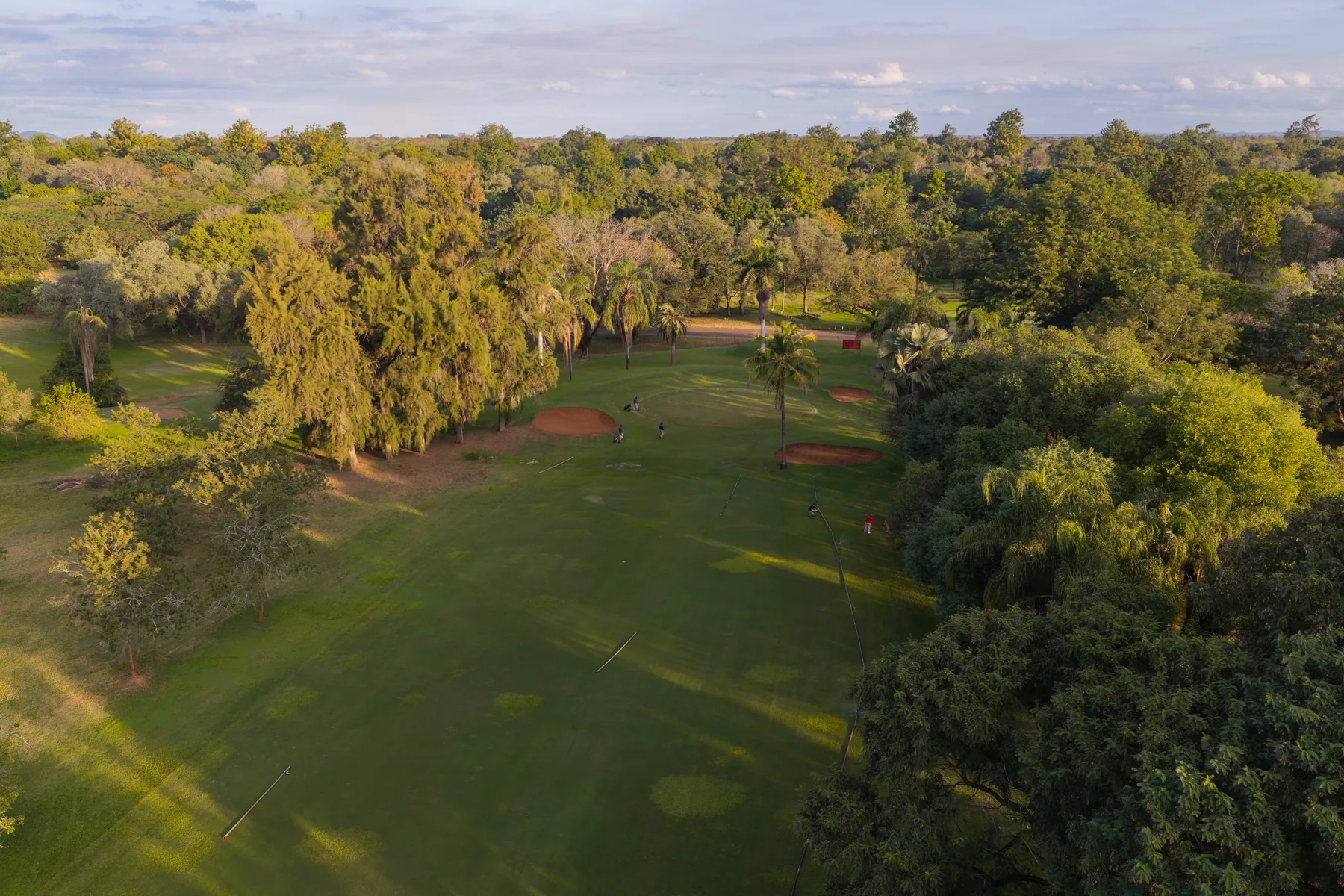 The estate and course from the air