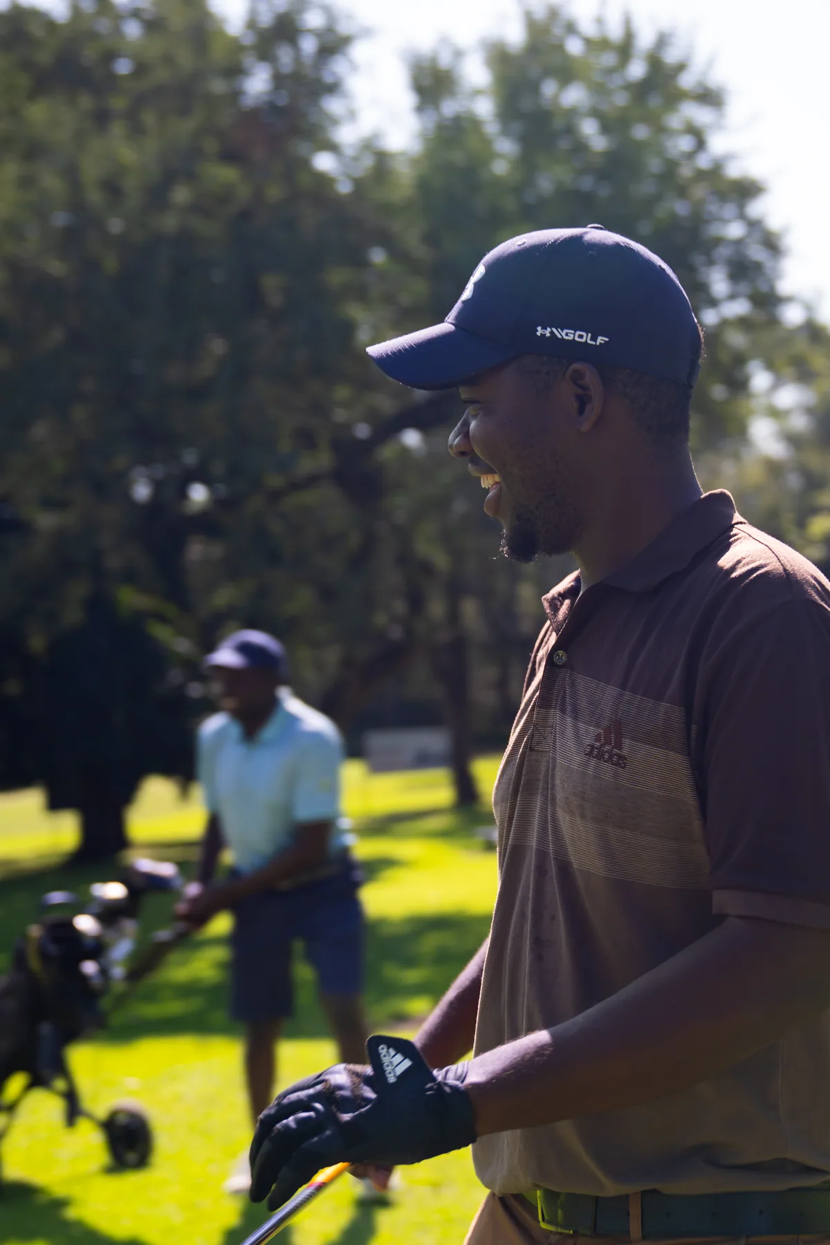 Players out on the course