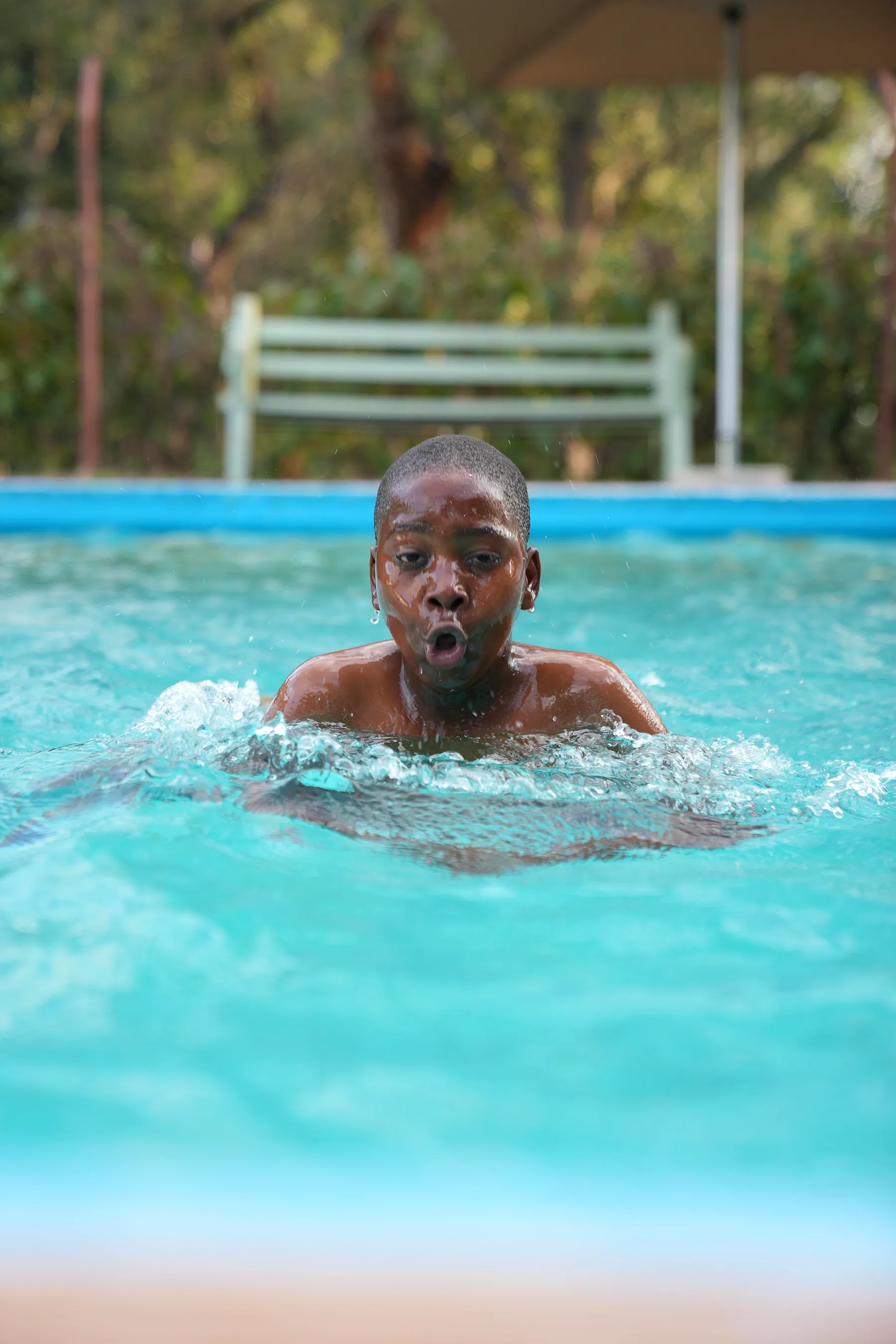 The club swimming pool